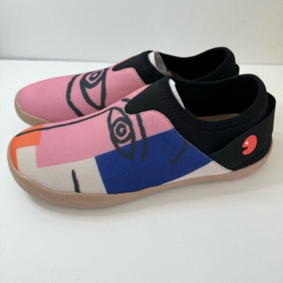 UIN Size 9.5 NWT Slip On Shoes Mesh Comfortable Loafers Look at me Black Mesh - Picture 6 of 11